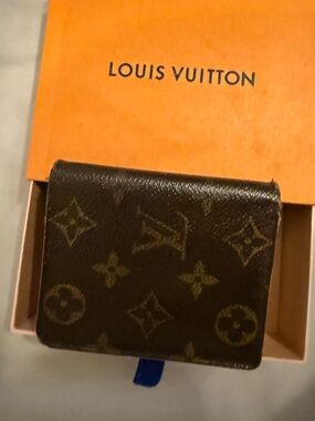 Louis Vuitton Monogram Compact Wallet w/ coin pouch